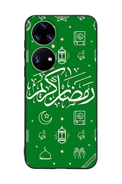 Covernex غطاء حماية لهاتف هواوي بي 50 برو - رمضان كريم - أخضر