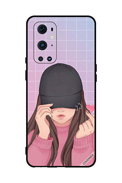 Covernex غطاء حماية لهاتف OnePlus 9 Pro - قبعة سوداء من Snap Love Girl