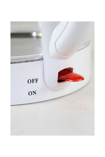 DLC Electric Glass Kettle 1.8 L 2200 W White