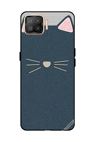 Covernex غطاء حماية لهاتف OPPO F17 بنقشة جلد القطة