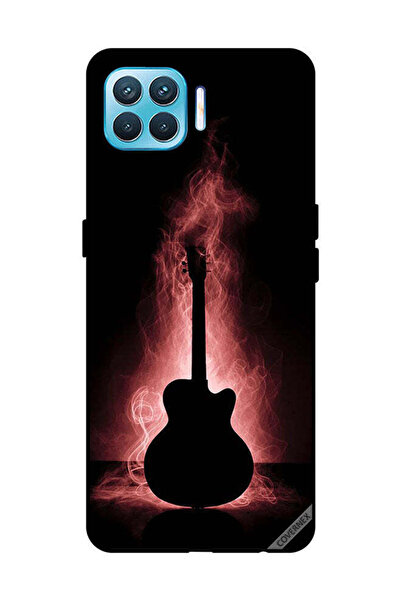 Covernex غطاء حماية لهاتف OPPO F17 Pro بتصميم انعكاس جيتار في الظلام
