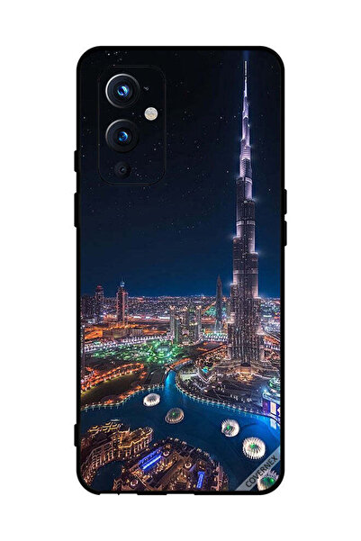Covernex غطاء حماية لهاتف OnePlus 9 - منظر ليلي لوسط المدينة