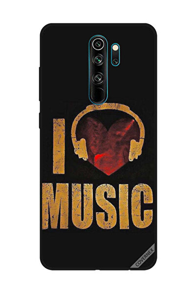 Covernex غطاء حماية لهاتف شاومي ريدمي نوت 8 برو - أنا أحب الموسيقى القديمة