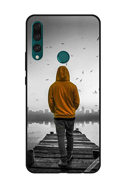 Covernex غطاء حماية لهاتف هواوي Y9 Prime 2019 - فتى حزين يمشي