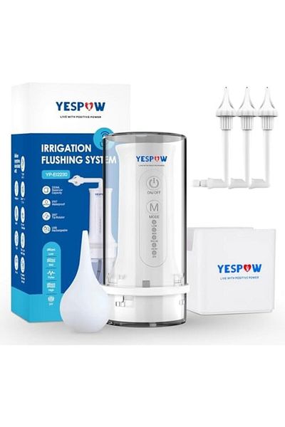 Inkbird Ear Irrigation Flushing System USB Rechargeable Electric Ear Cleaner with 5 Modes for Effect