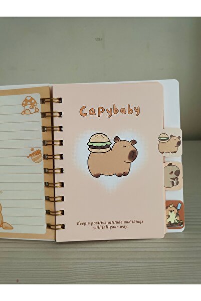 My Easy Shop Children's Notepad Loved Capybaby Ring Binder Notepad