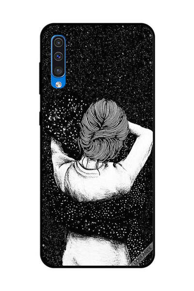 Covernex غطاء حماية لهاتف سامسونج جالاكسي A50 - فتاة خيالية ليلية