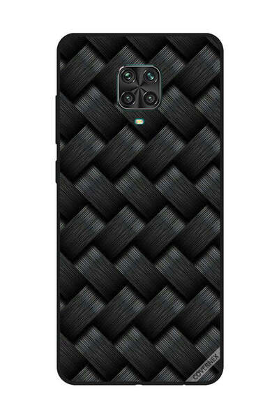 Covernex غطاء حماية لهاتف شاومي ريدمي نوت 9S/9 برو بنمط خطوط سوداء