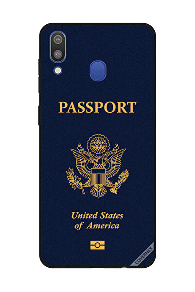Covernex غطاء حماية لهاتف سامسونج جالاكسي M20 - جواز سفر أمريكي
