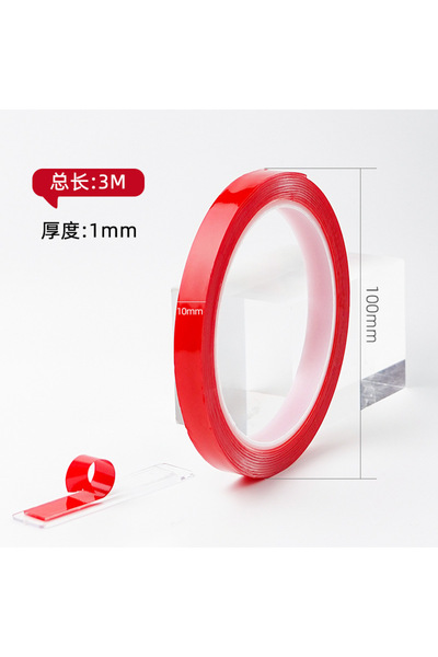 Choice 3م 1 لفة 3م/10م شريط لاصق مزدوج الجوانب لتزيين الأظافر بأطراف صناعية، ...