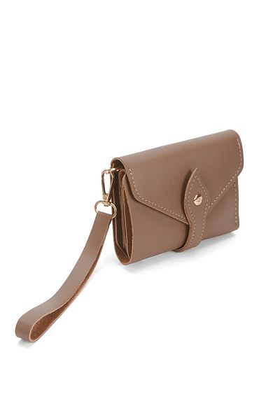 Av A Dos Mini Women's Wallet with Hand Wrist Strap Cash Coin Compartment Wallet with Leaflet