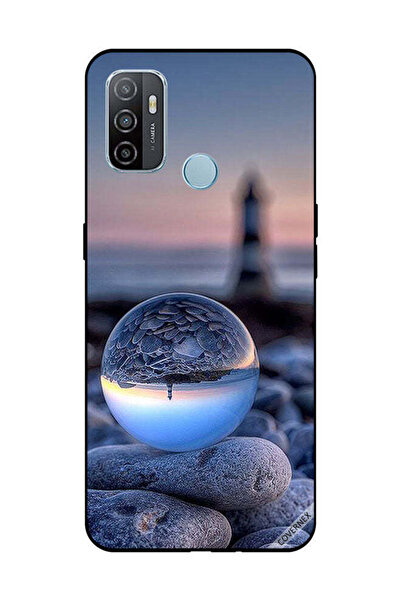 Covernex غطاء حماية لهاتف OPPO A53/A53S، تصوير رائع للطبيعة في زجاج دائري