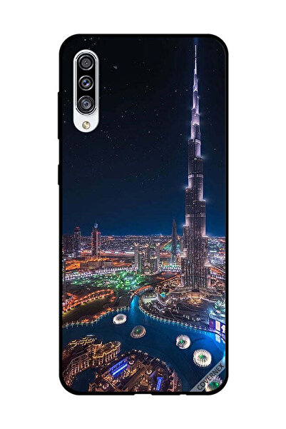 Covernex غطاء حماية لهاتف سامسونج جالاكسي A30s منظر ليلي لوسط المدينة