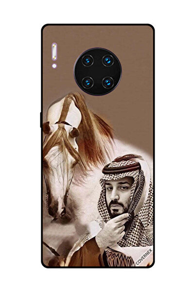 Covernex غطاء حماية لهاتف هواوي ميت 30 برو محمد بن سلمان أمام حصان