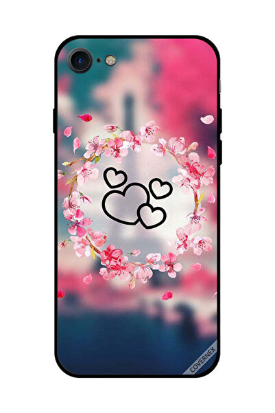 Covernex غطاء حماية لهاتف iPhone SE 2020 قلوب سوداء