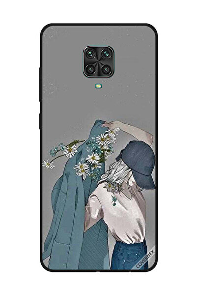 Covernex غطاء حماية لهاتف شاومي ريدمي نوت 9S/9 برو، قبعة فتاة ترتدي معطفًا مز...