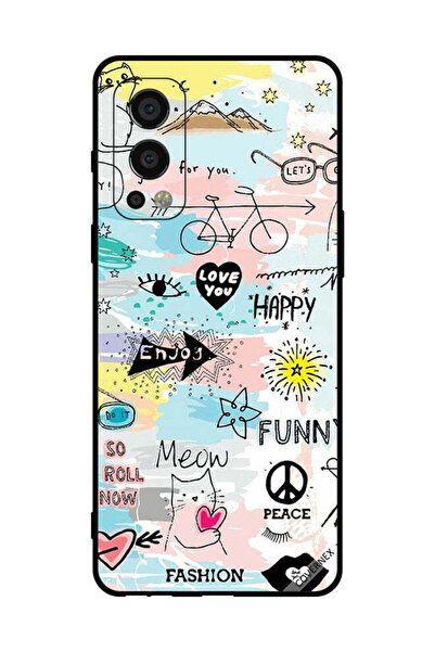 Covernex غطاء حماية لهاتف OnePlus Nord 2 5G Doodle Meow Enjoy