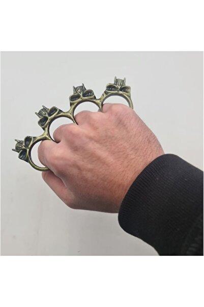 dalimag Self-Defense Dagger, Knuckle 4 Edges, Green, Dalimag