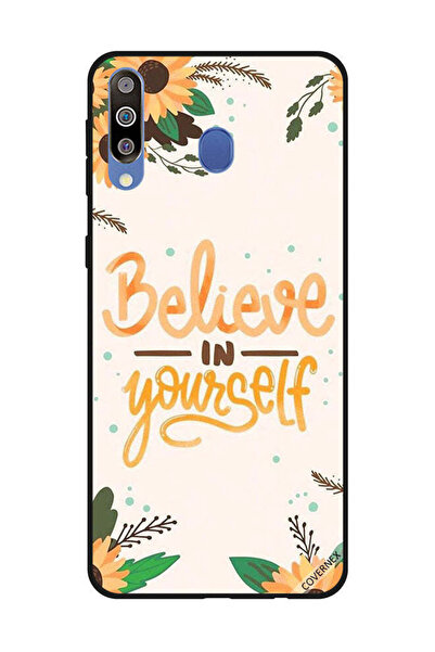 Covernex غطاء حماية لهاتف سامسونج جالاكسي M30 - ثق بنفسك - زهور الشمس