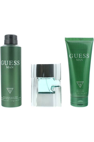 Guess Green for Men Set EDT 75 ml withShowe Gel 200 ml with Body Spray 226 ml