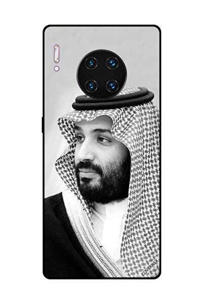 Covernex غطاء حماية لهاتف هواوي ميت 30 برو صورة محمد بن سلمان بالأبيض والأسود
