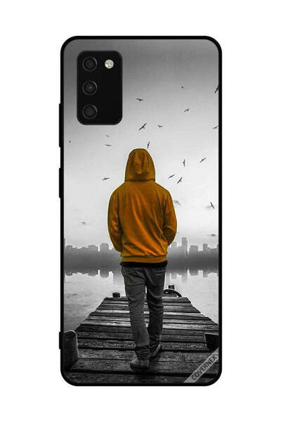Covernex غطاء حماية لهاتف سامسونج جالاكسي A03s 4G - فتى حزين يمشي