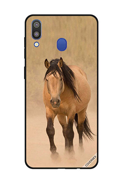 Covernex غطاء حماية لهاتف سامسونج جالاكسي M20 - سباق الخيل البني