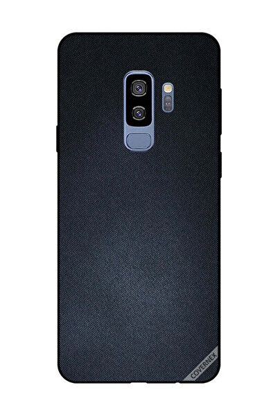 Covernex غطاء حماية لهاتف سامسونج جالاكسي S9 بلس بنقشة جينز سوداء