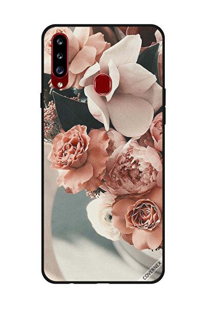 Covernex Protective Case Cover For Samsung Galaxy A20s Bouquet Of Peach Flowers
