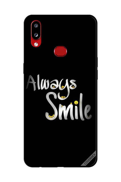 Covernex غطاء حماية لهاتف سامسونج جالكسي A10s - ابتسم دائمًا