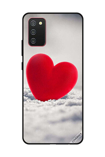 Covernex غطاء حماية لهاتف سامسونج جالاكسي A02s/F02s - قلب أحمر جميل