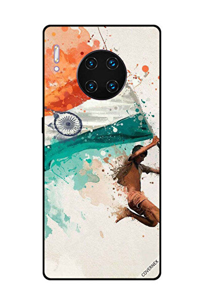 Covernex غطاء حماية لهاتف هواوي ميت 30 برو يحمل علم الهند أثناء الطيران
