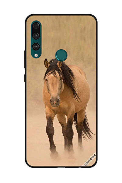 Covernex غطاء حماية لهاتف هواوي Y9 Prime 2019 - سباق الخيل البني