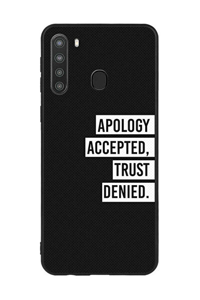 Covernex غطاء حماية لهاتف سامسونج جالكسي A21، اعتذار مقبول، ثقة مخلصة