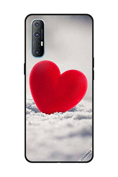 Covernex غطاء حماية لهاتف OPPO Reno 3 Pro بتصميم قلب أحمر جميل