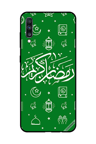 Covernex غطاء حماية لهاتف سامسونج جالاكسي A70 - رمضان كريم - أخضر