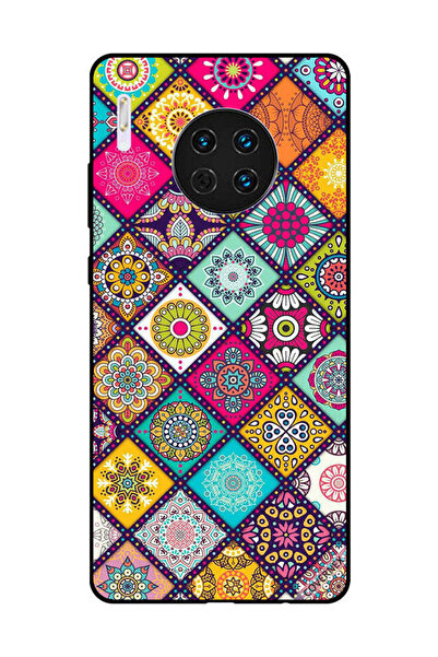 Covernex غطاء حماية لهاتف هواوي ميت 30 بنقشة زهور متعددة الأشكال