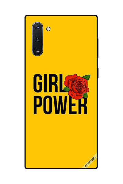 Covernex غطاء حماية لهاتف سامسونج جالكسي نوت 10 - قوة الفتاة الصفراء