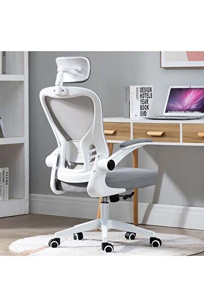 Arabest High Back Desk Chair,with Adjustable Lumbar Support,Rocking Mesh Comp...