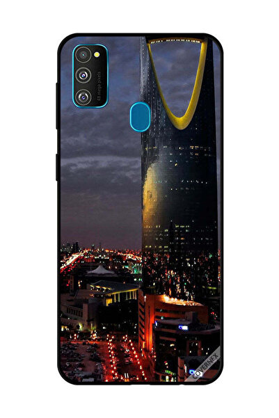 Covernex غطاء حماية لهاتف سامسونج جالاكسي M30s منظر برج الفيصلية في المساء