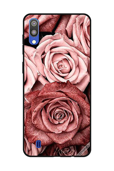 Covernex غطاء حماية لهاتف سامسونج جالاكسي M10 - زهور الخوخ