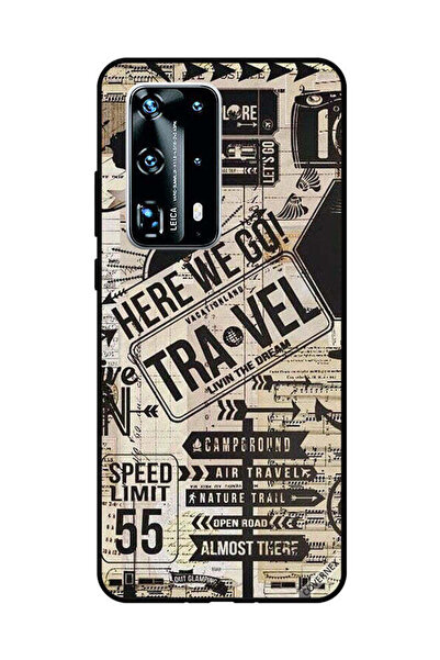 Covernex غطاء حماية لهاتف هواوي بي 40 برو بلس "هنا نذهب للسفر"