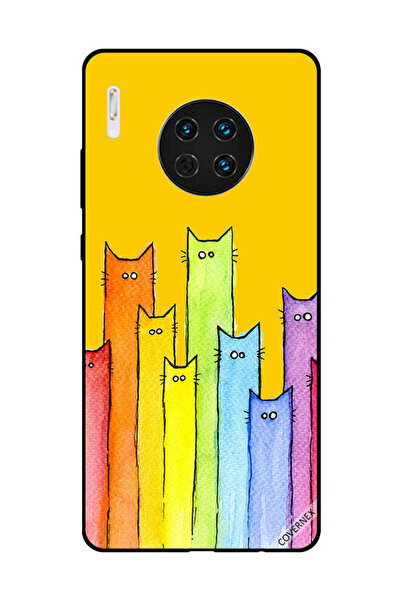 Covernex غطاء حماية لهاتف هواوي ميت 30 - فن دمية القطة