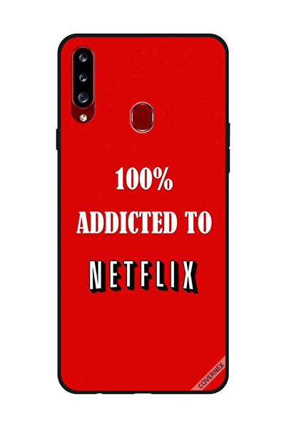 Covernex غطاء حماية لهاتف سامسونج جالكسي A20s مدمن على نتفليكس بنسبة 100%