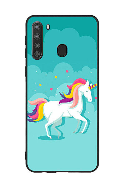 Covernex غطاء حماية لهاتف سامسونج جالاكسي A21 - وحيد القرن يمشي