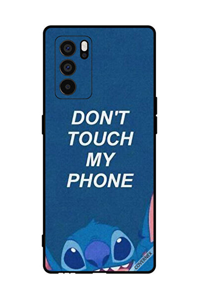 Covernex Protective Case Cover For Oppo Reno6 Pro+ 5G Don't Touch My Phone Blue