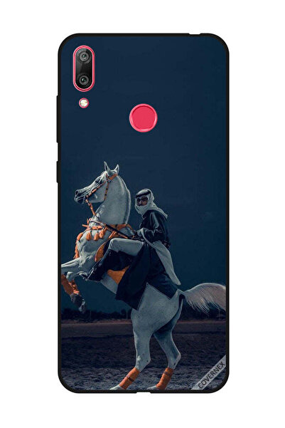 Covernex غطاء حماية لهاتف هواوي Y7 Prime 2019 - شاب على حصان