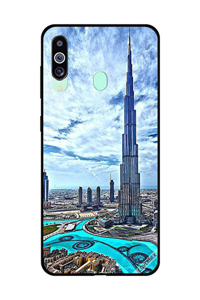 Covernex غطاء حماية لهاتف سامسونج جالاكسي M40 - برج خليفة - غيوم مؤثرة