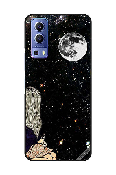 Covernex غطاء حماية لهاتف Vivo Y72 5G مع إطلالة على القمر