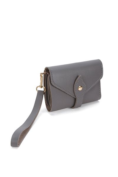 Av A Dos Mini Women's Wallet with Hand Wrist Strap Cash Coin Compartment Wallet with Leaflet